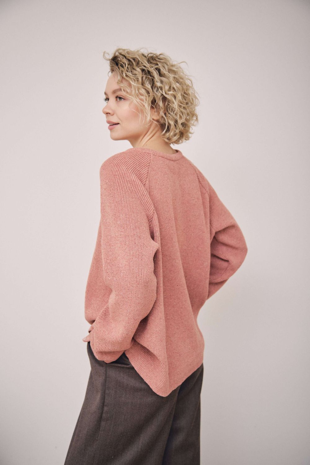 джемпер NIYOLA лососево-розовый