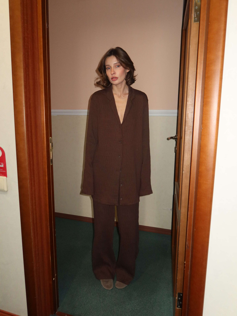 жакет-рубашка MIO шоколад