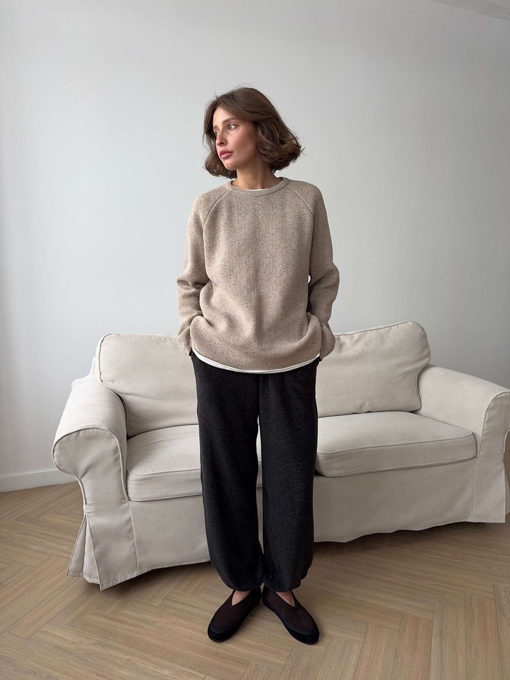 джемпер NIYOLA натуральный бежевый