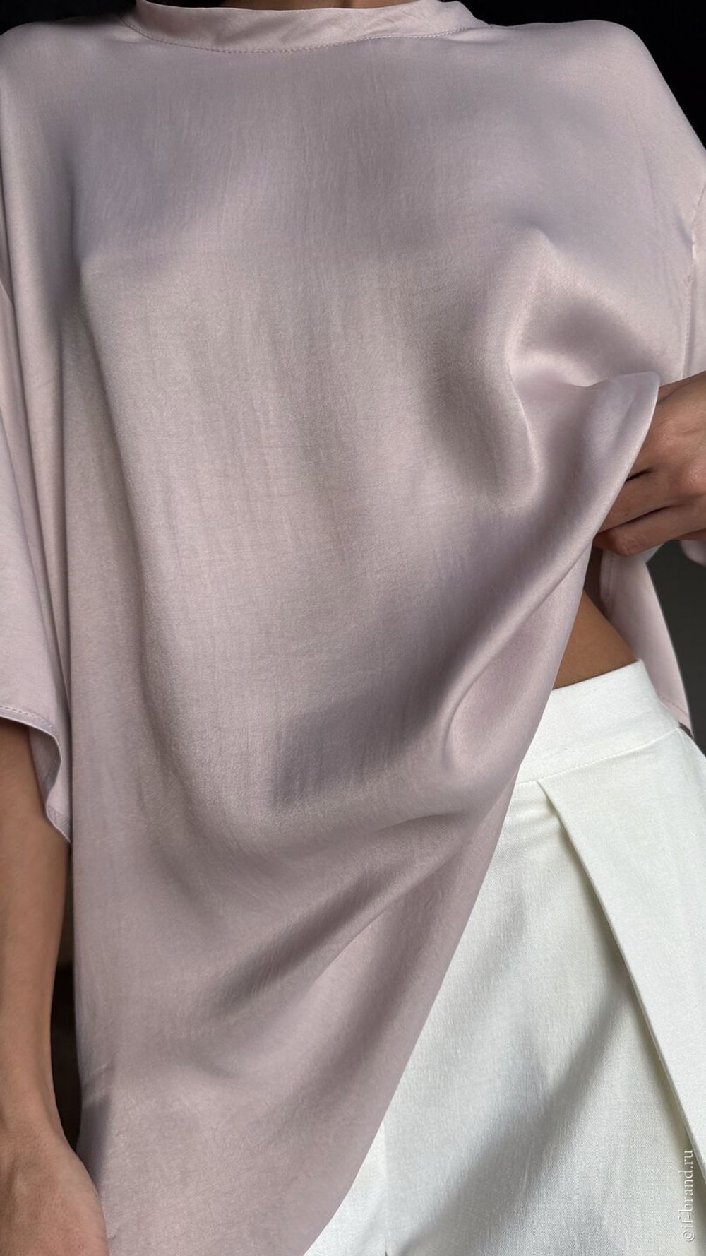 футболка AMI silk