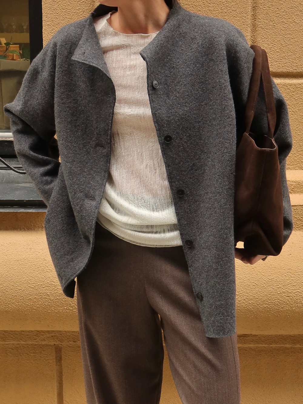 лонгслив VILEN wool молочный