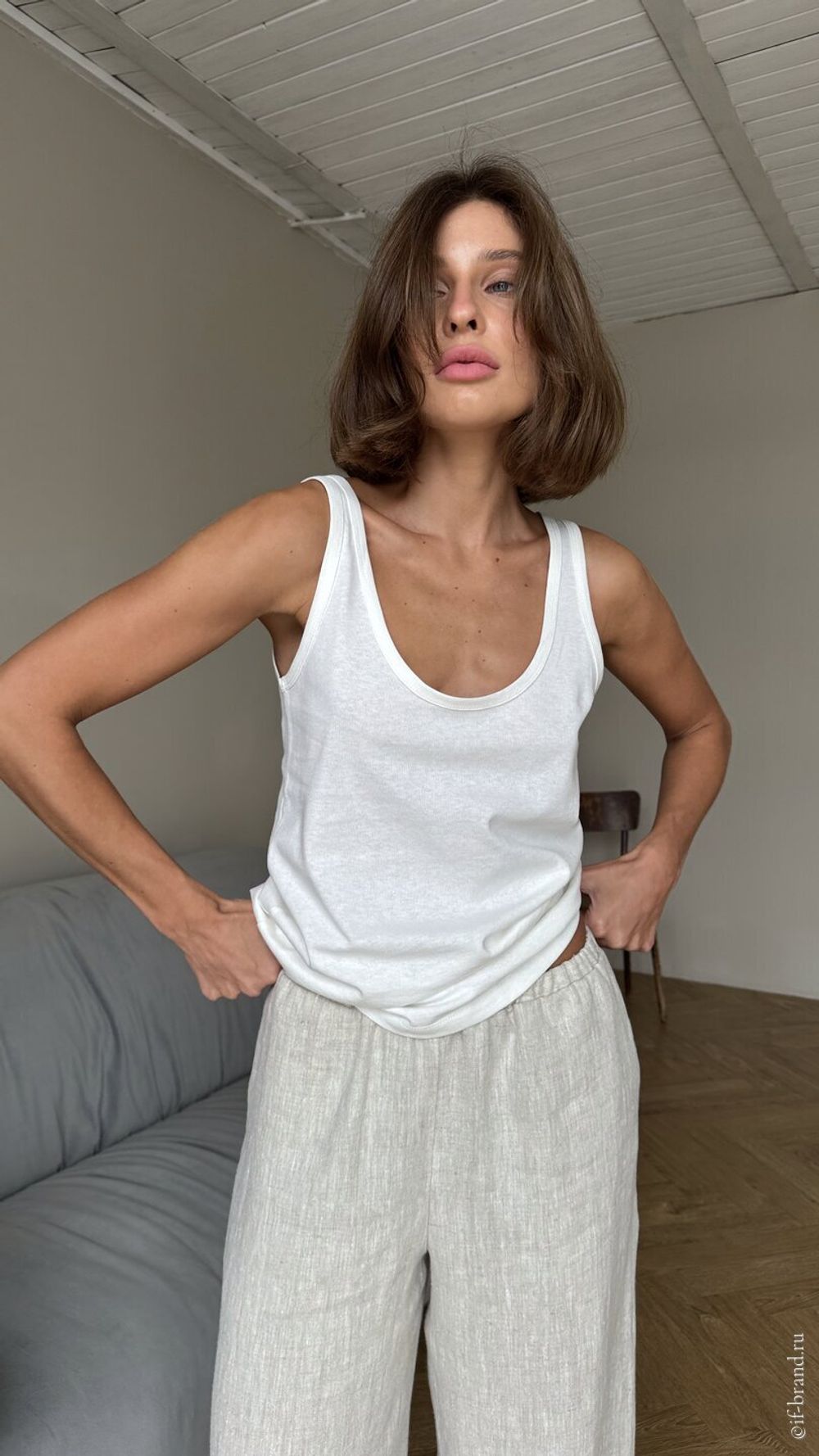 брюки ANUK linen