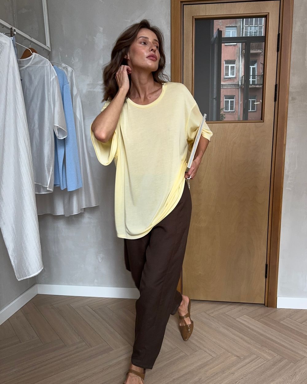 футболка AMI voyeur