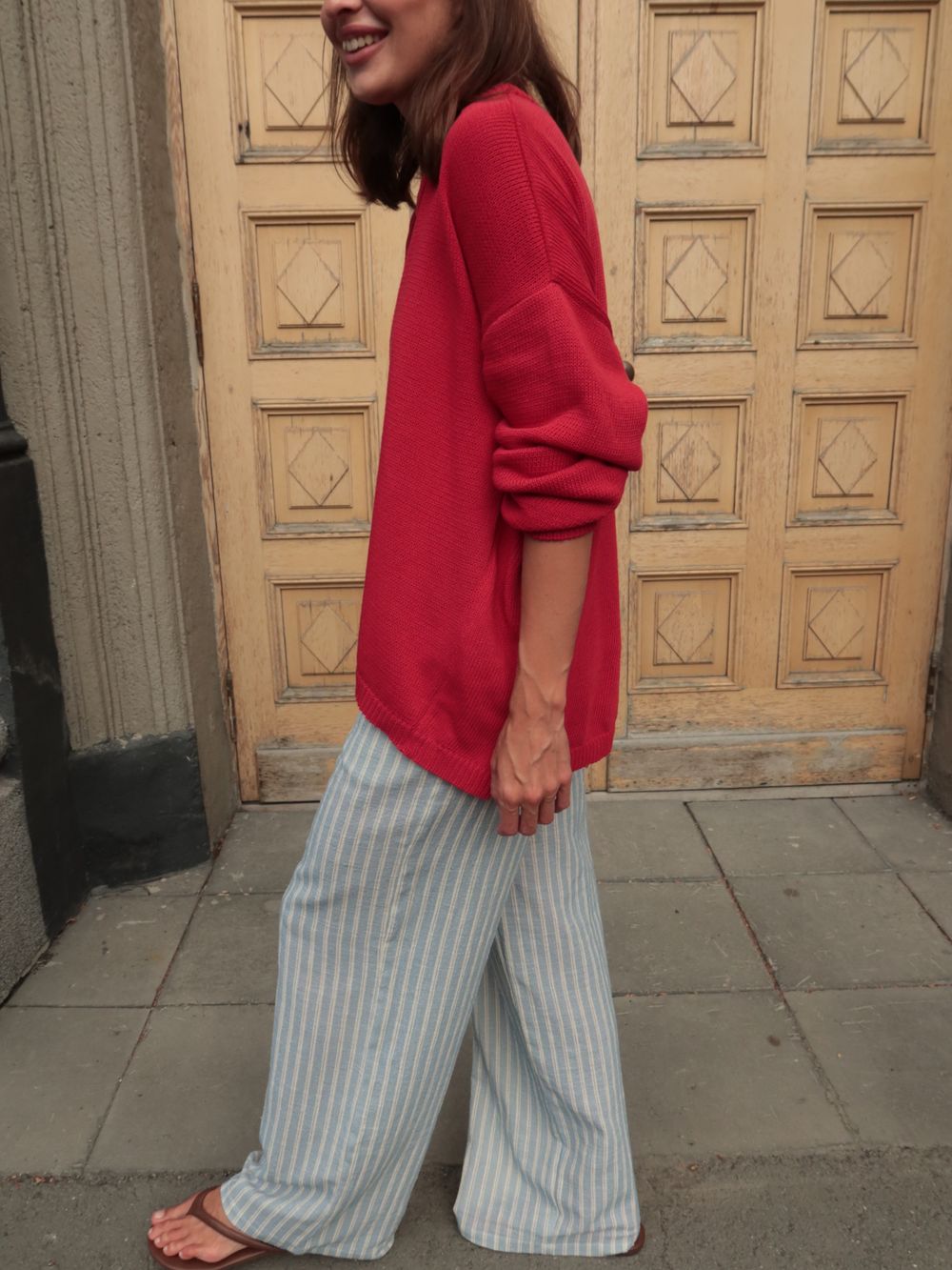 брюки CAP stripe cotton
