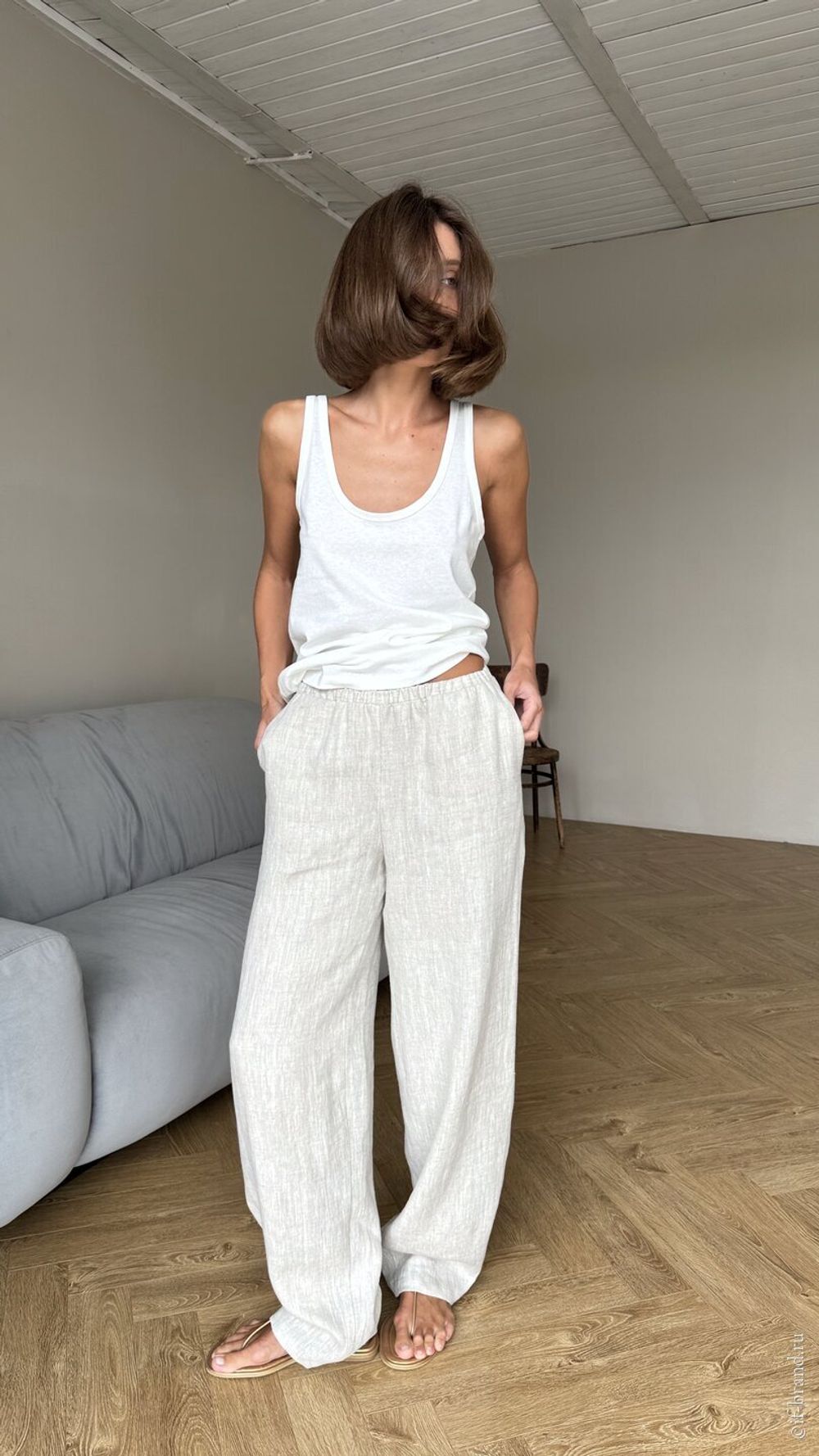 брюки ANUK linen