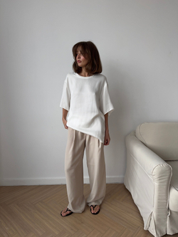 футболка AMI silk