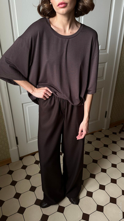 футболка AMI simple silk