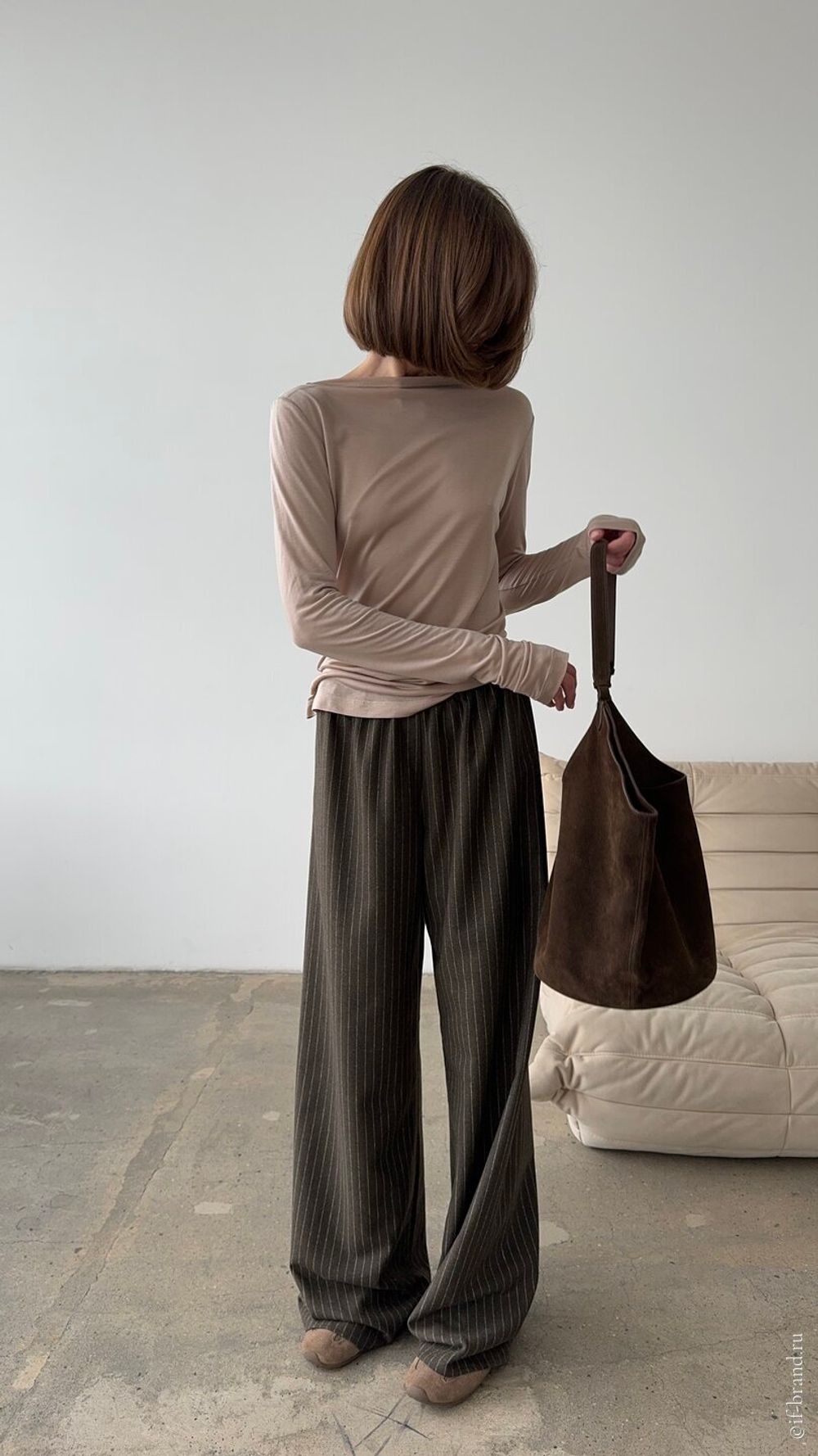 брюки LIMM wool stripe