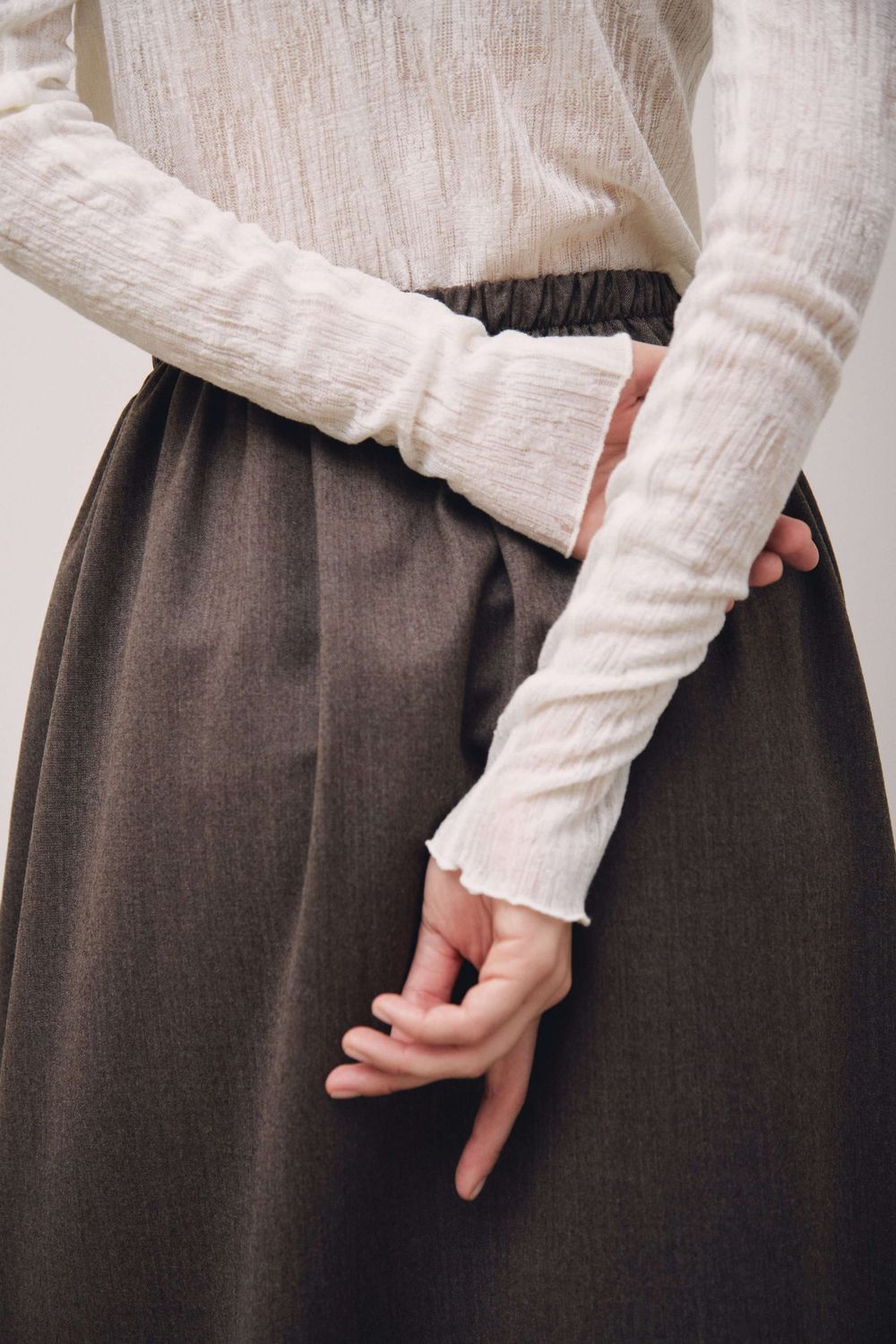 лонгслив VILEN wool молочный