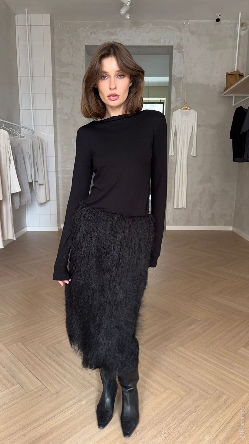 юбка-миди BOURRE'