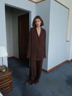 жакет-рубашка MIO шоколад