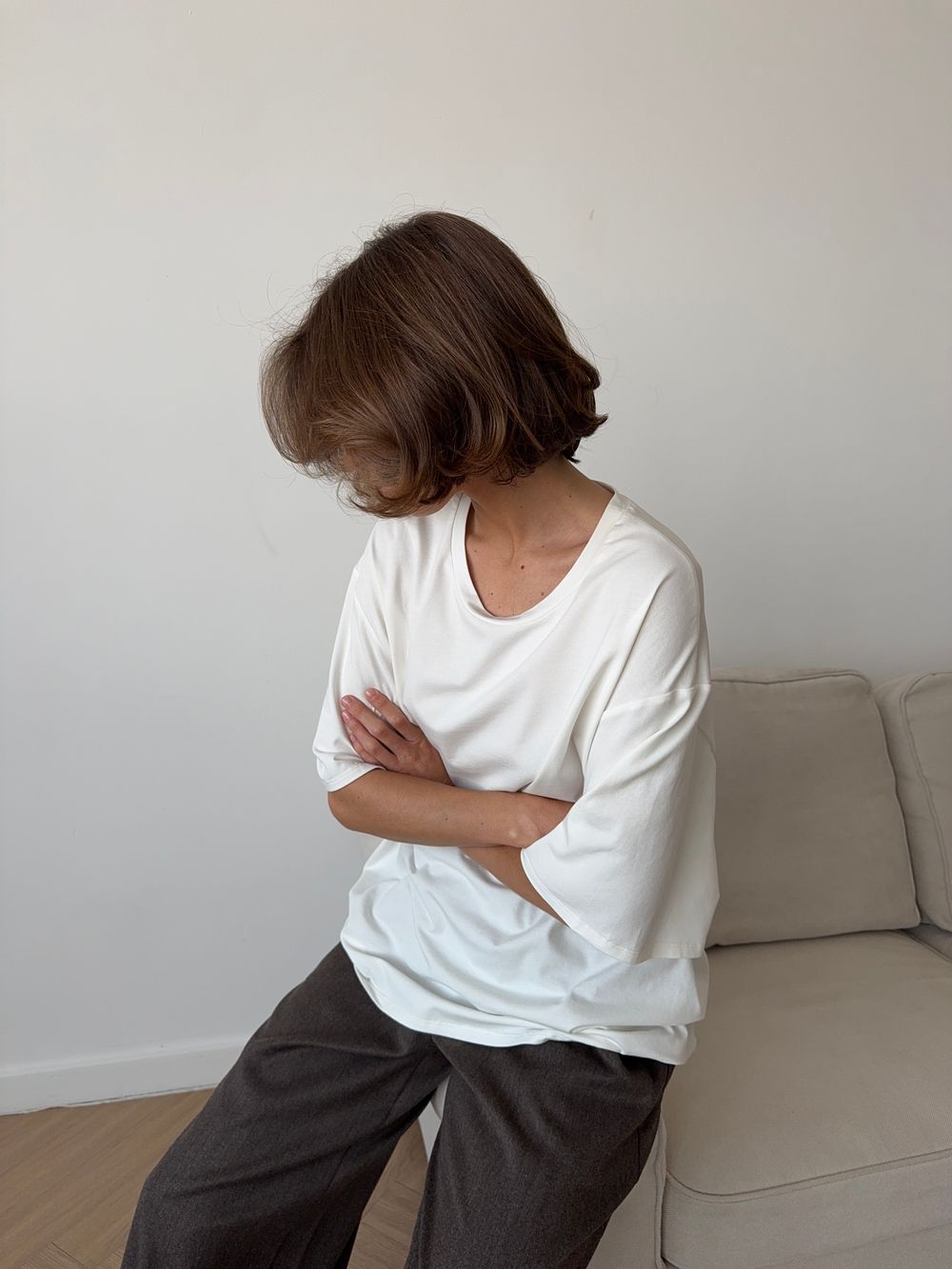 футболка AMI basiс