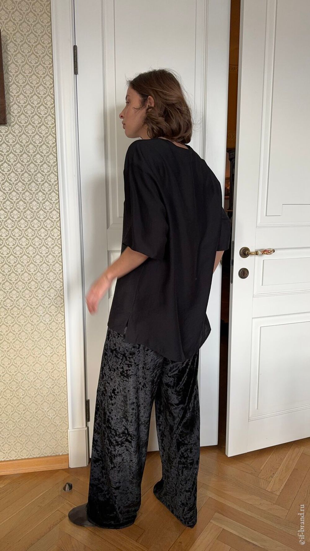 брюки SAM velour long