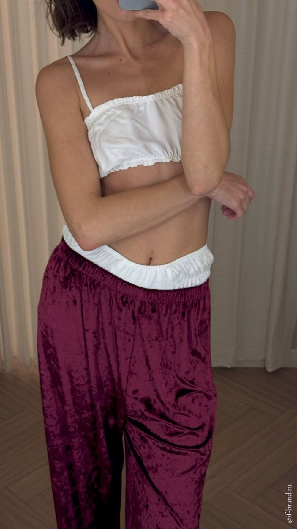 брюки SAM velour long