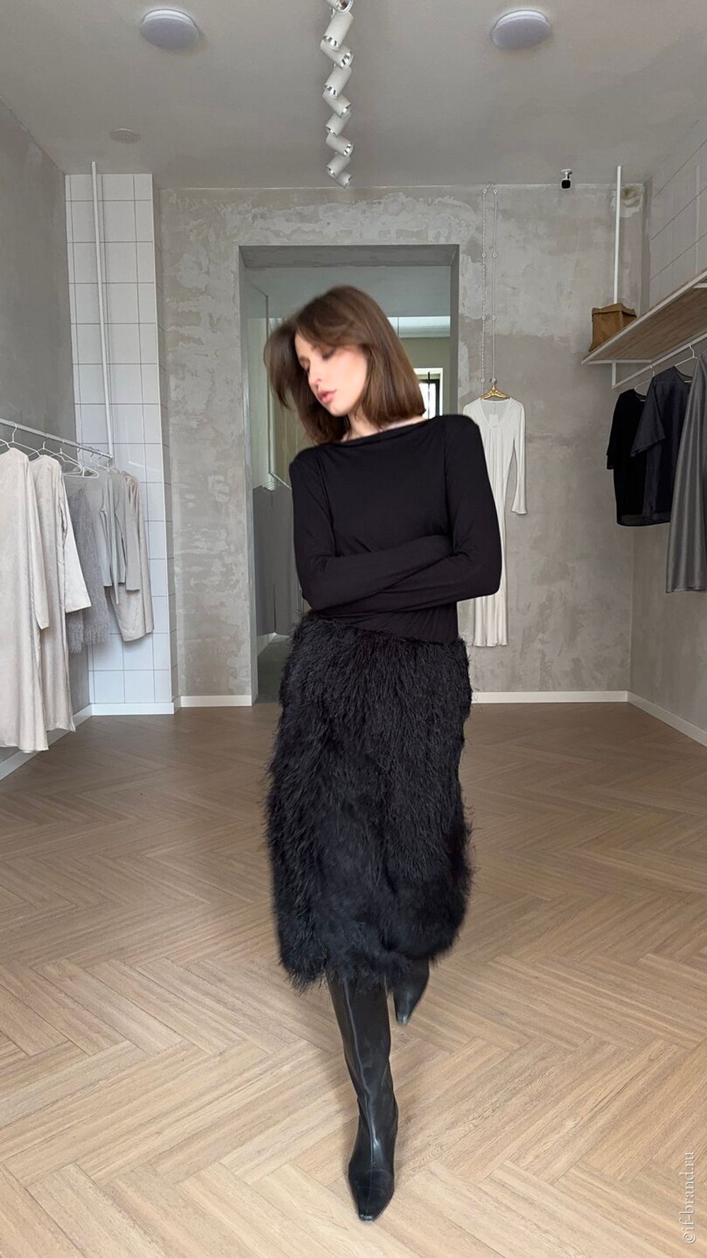 юбка-миди BOURRE'