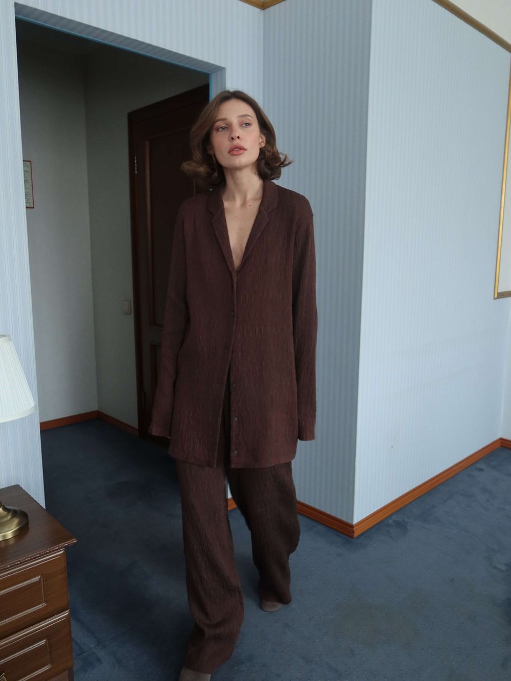 жакет-рубашка MIO шоколад