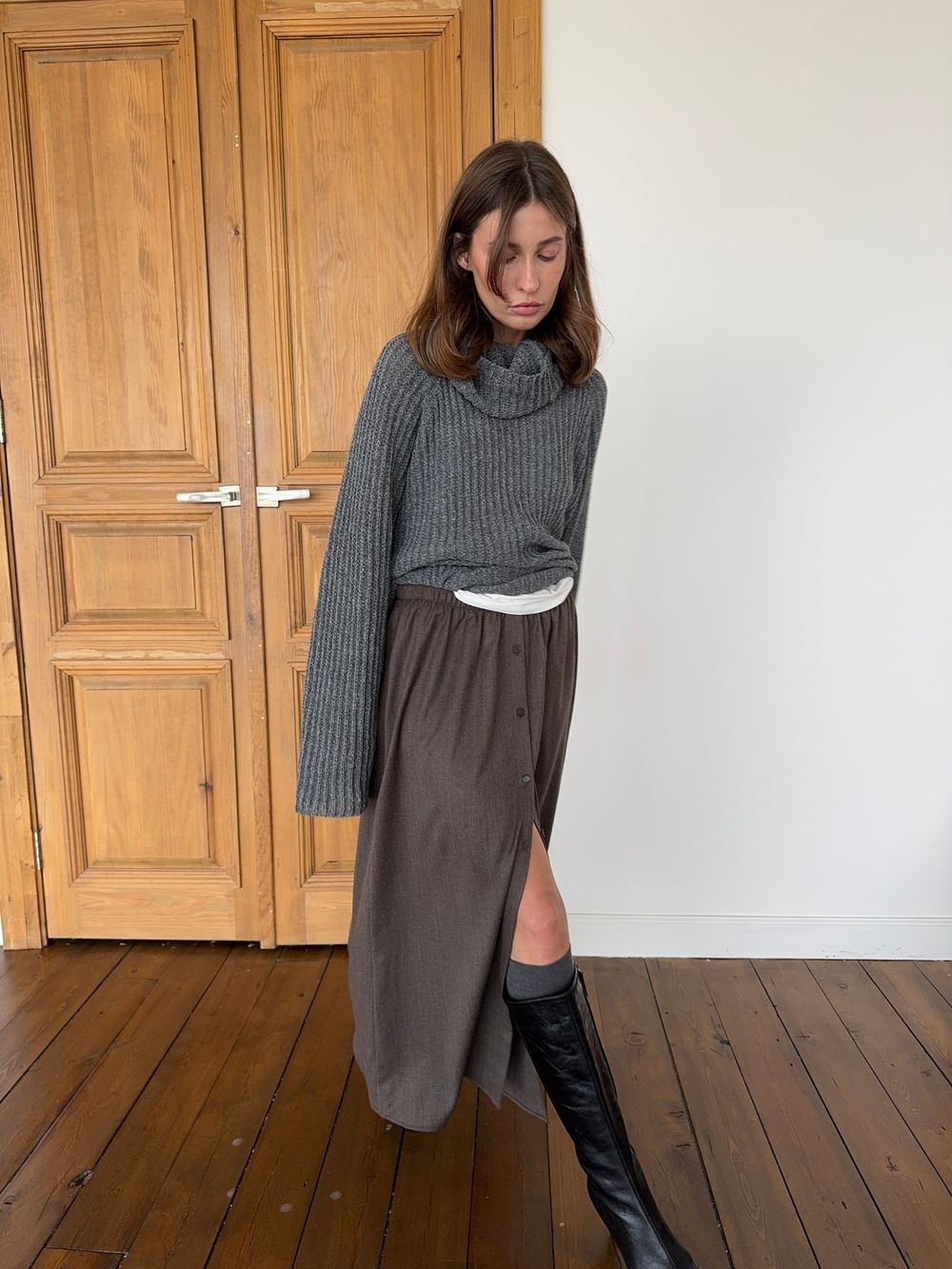 джемпер ARTISTE мышиный серый