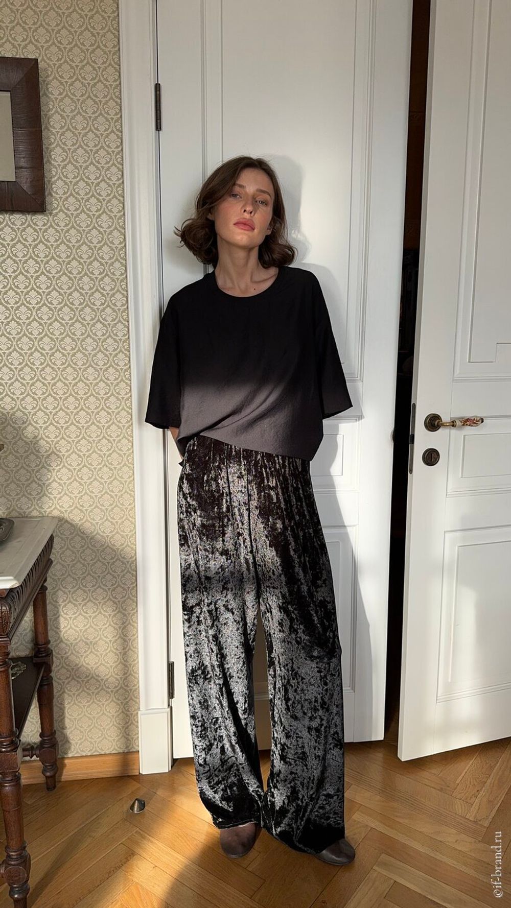 футболка AMI simple silk