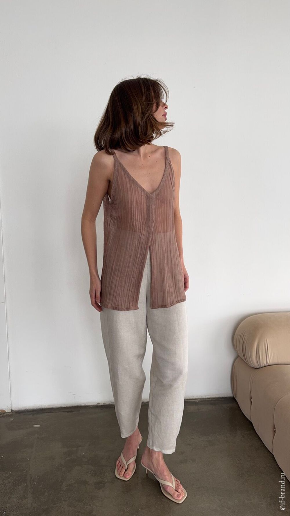 брюки TIERRY linen