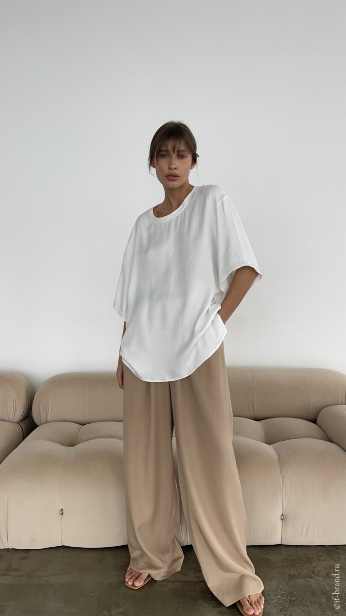 футболка AMI silk