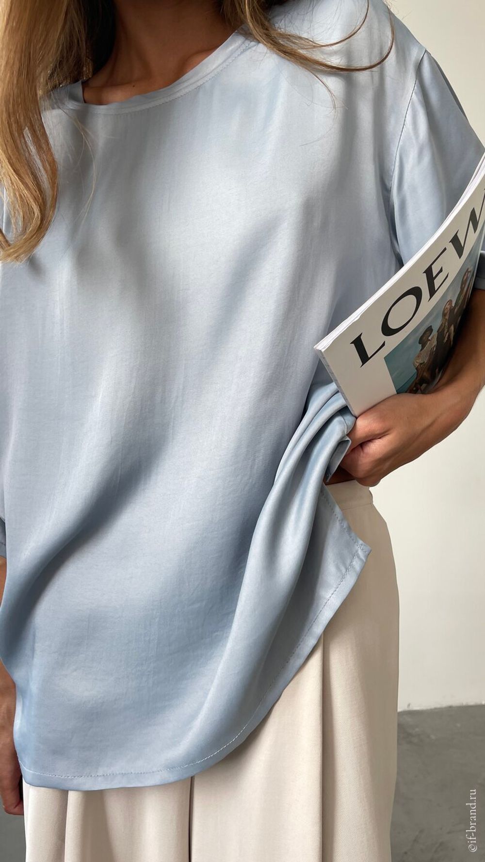 футболка AMI silk