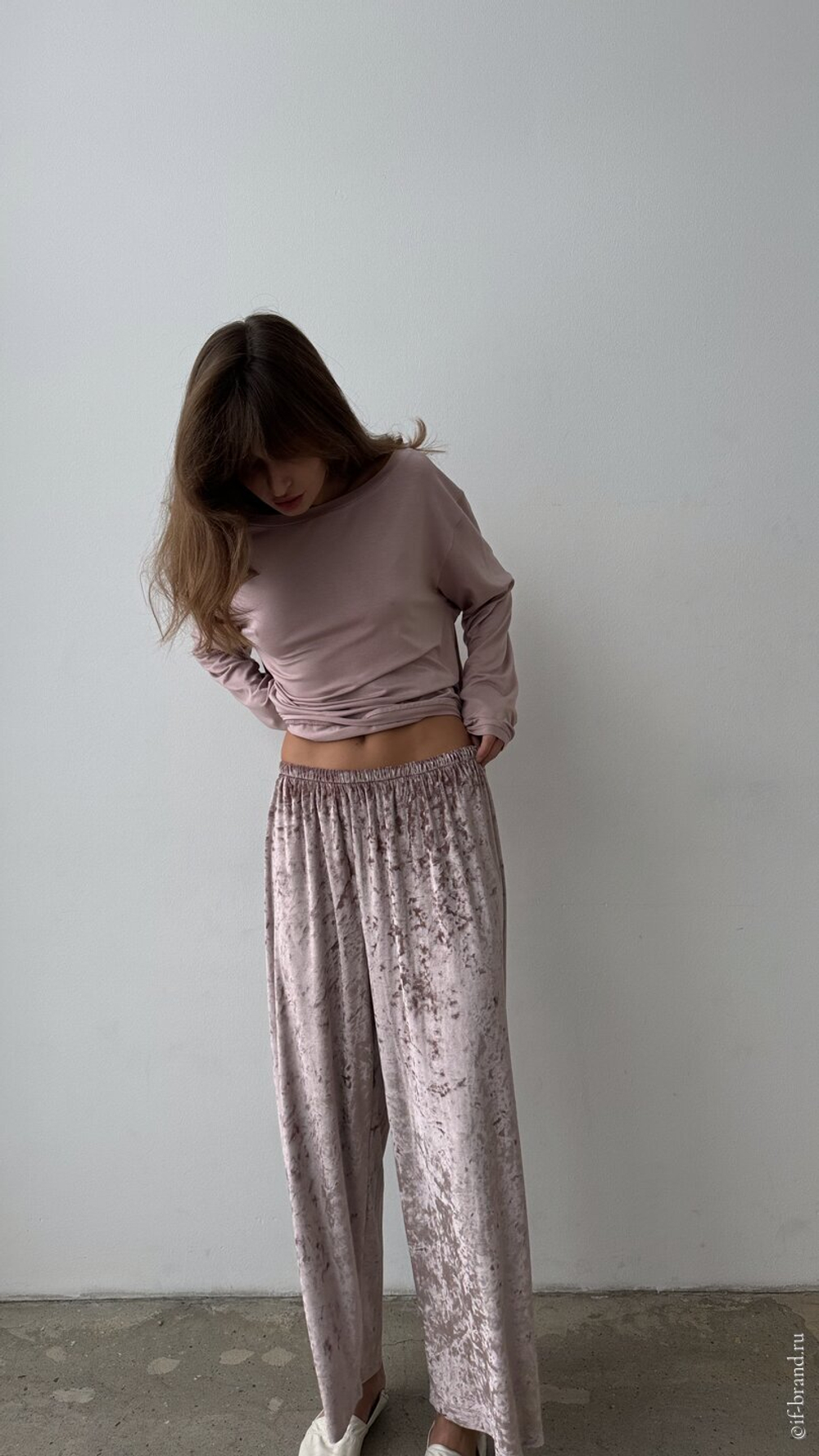 брюки SAM velour