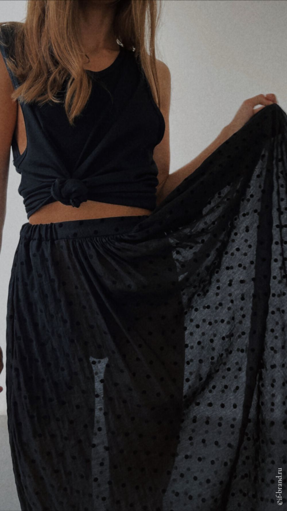 юбка IWON voluptuous горох