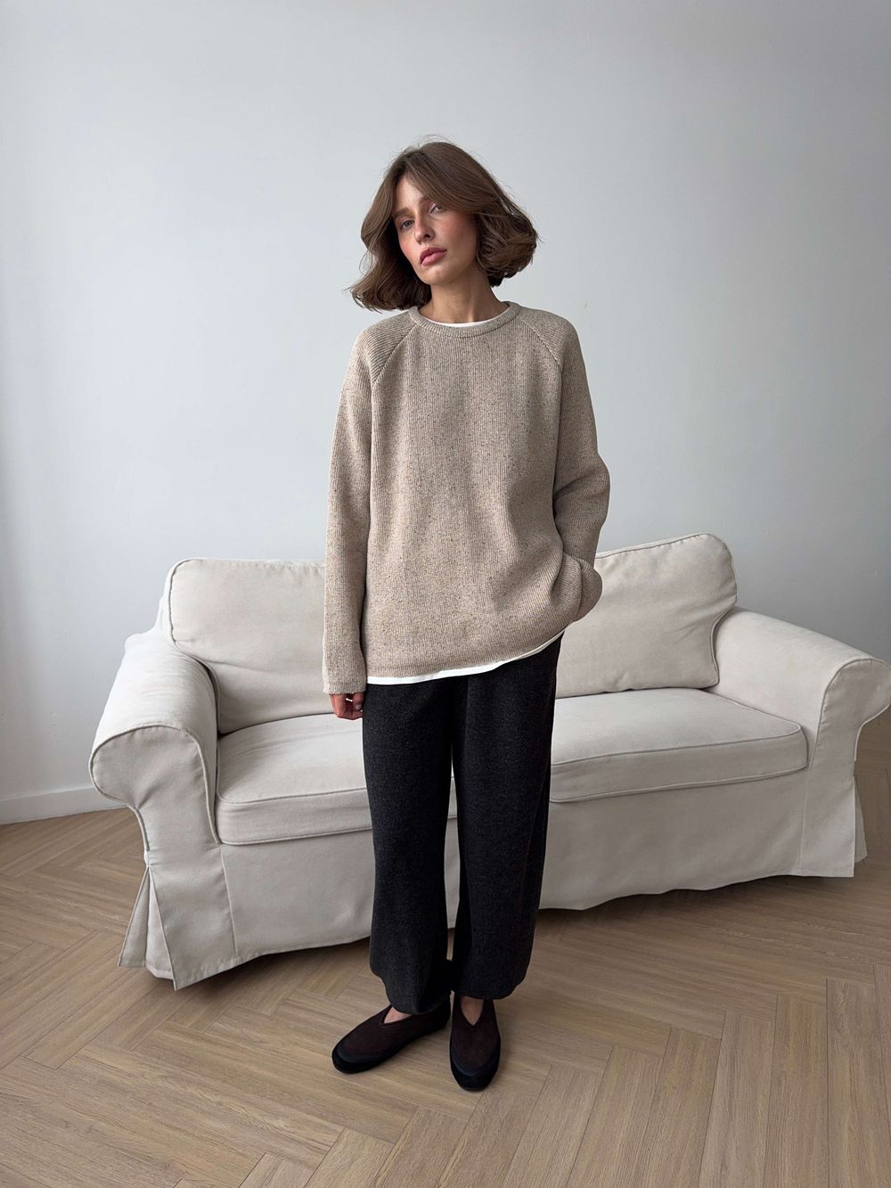 джемпер NIYOLA натуральный бежевый