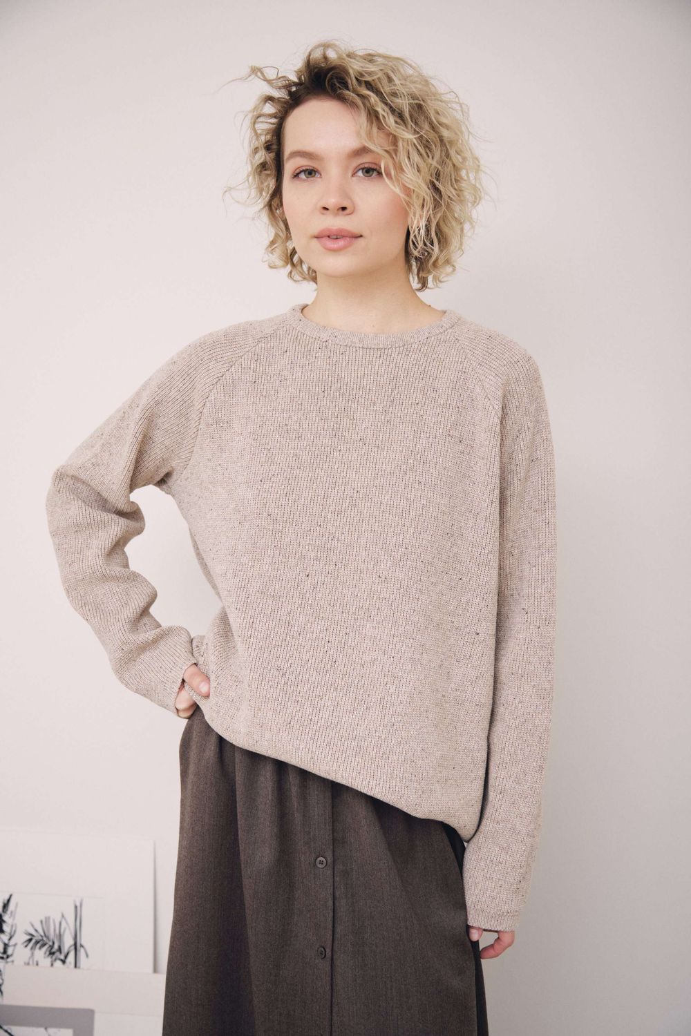 джемпер NIYOLA натуральный бежевый