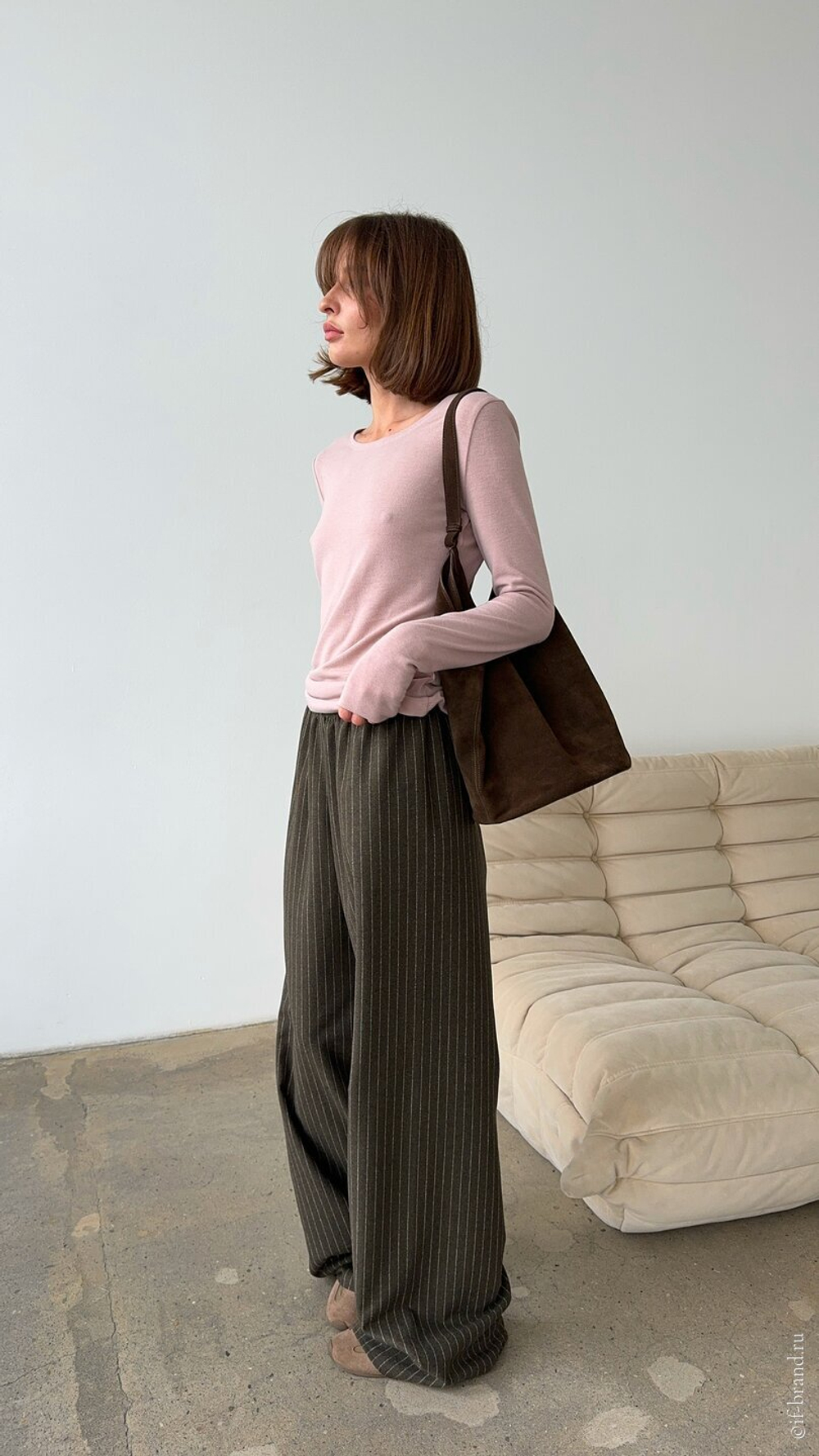 брюки LIMM wool stripe