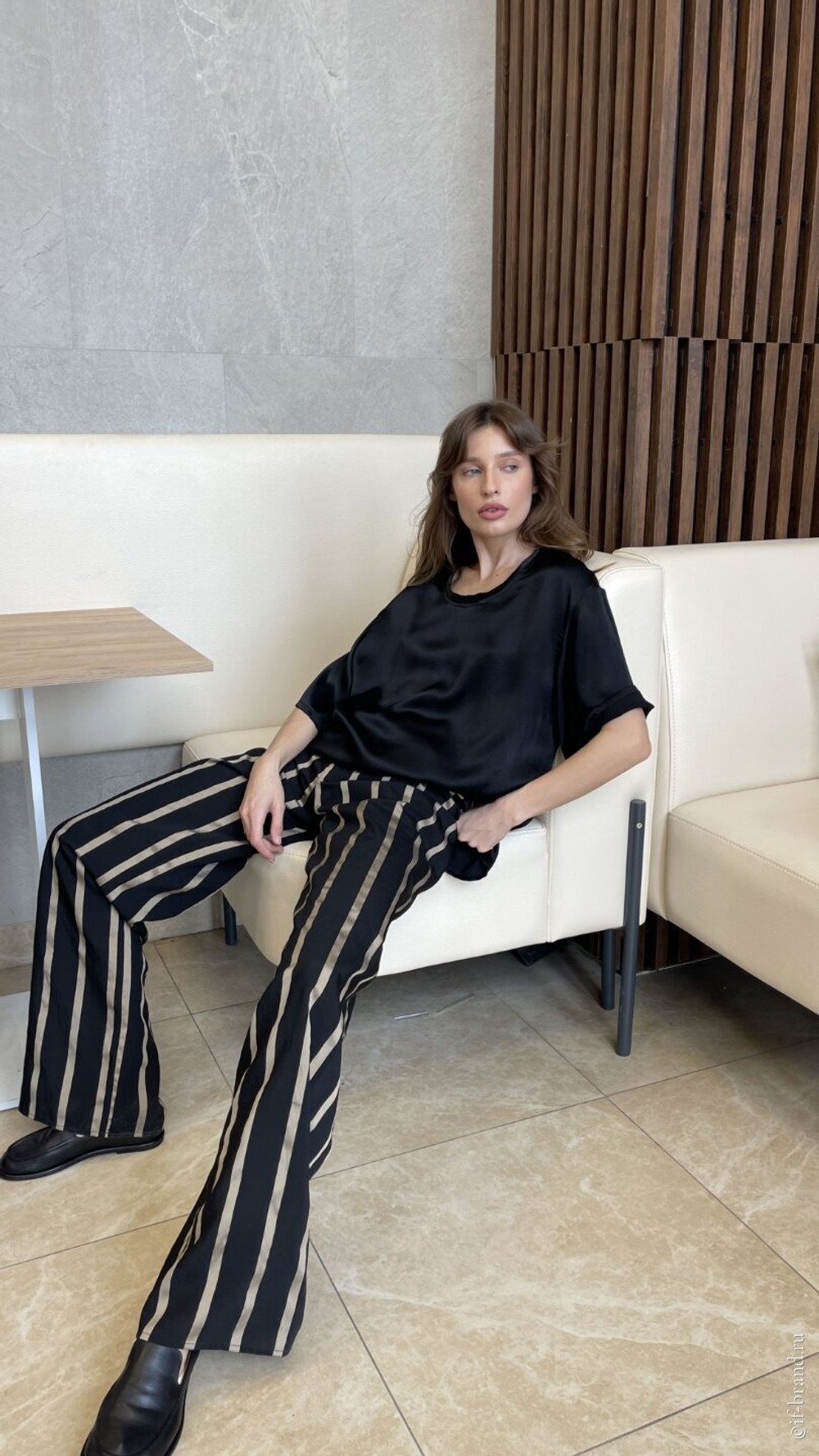 футболка AMI silk