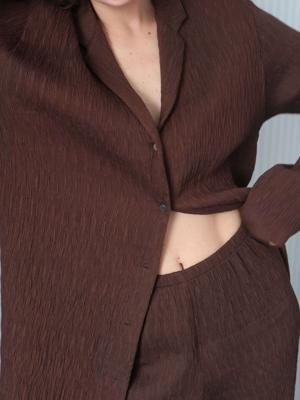 жакет-рубашка MIO шоколад