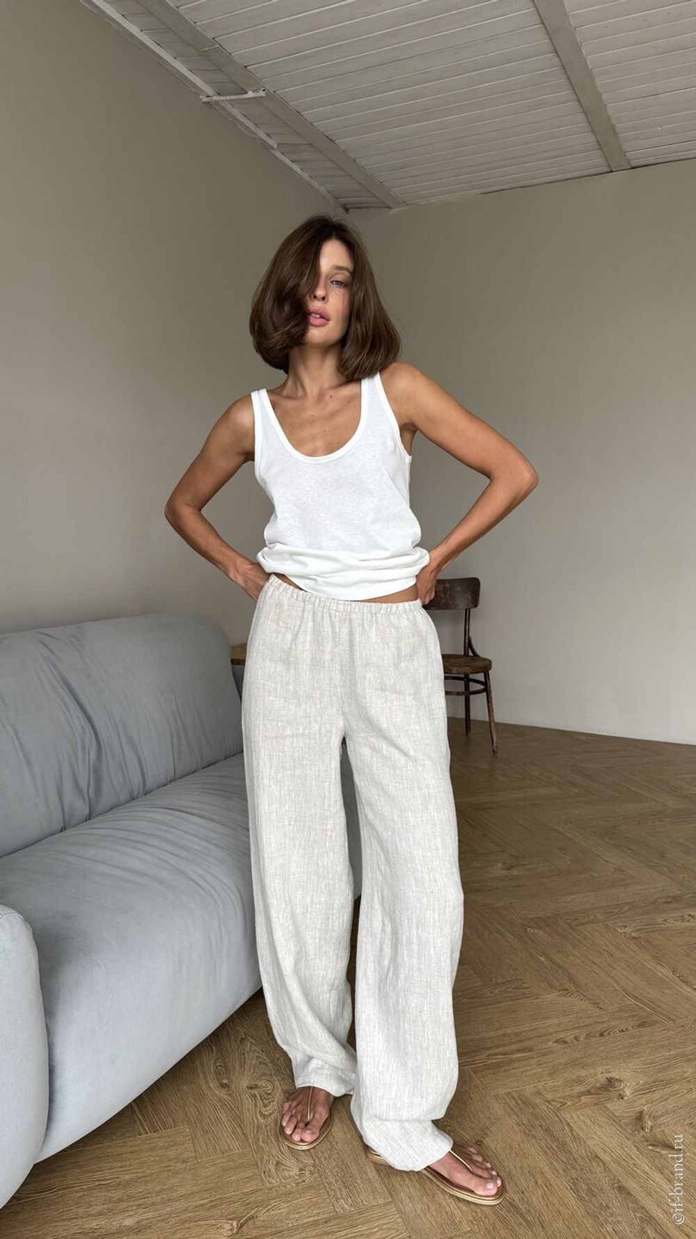 брюки ANUK linen