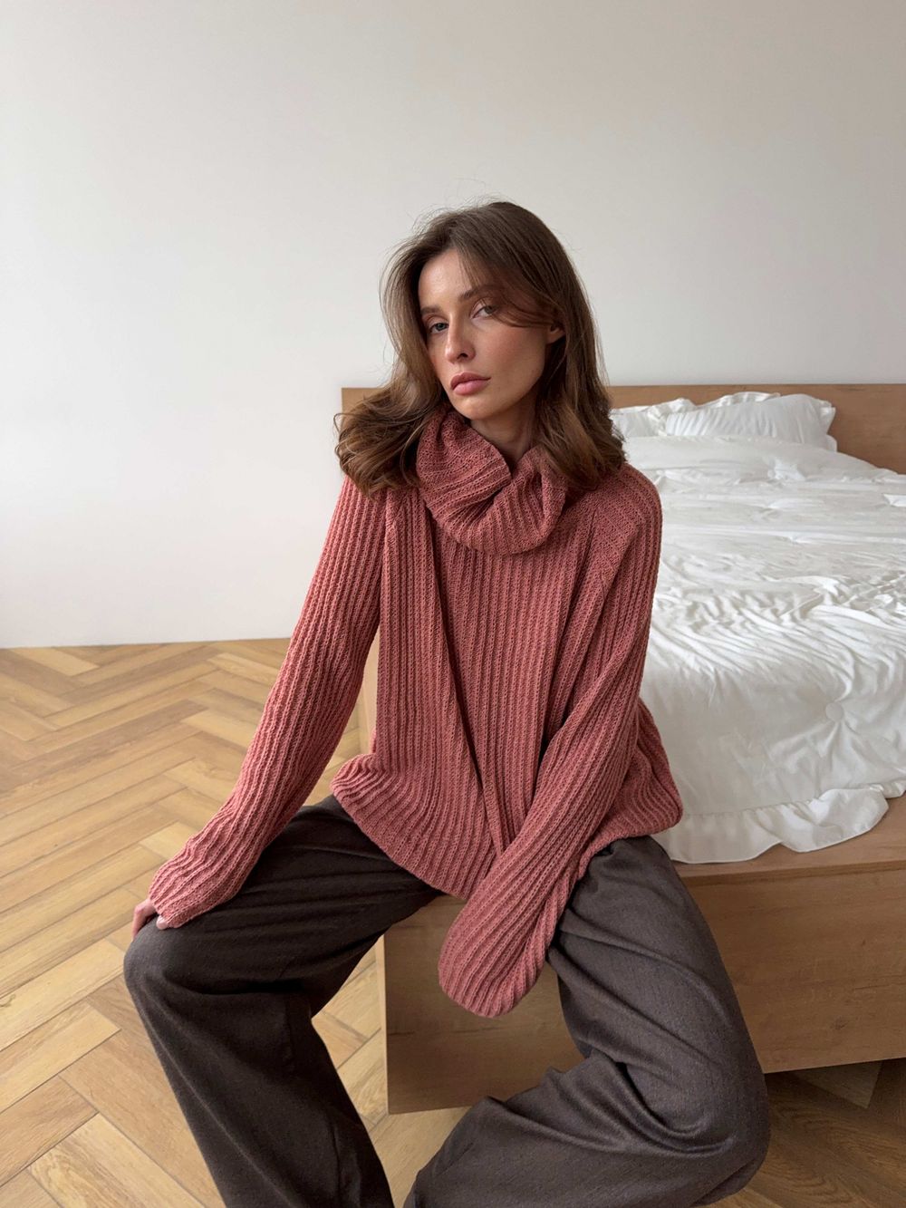 джемпер ARTISTE лососево-розовый