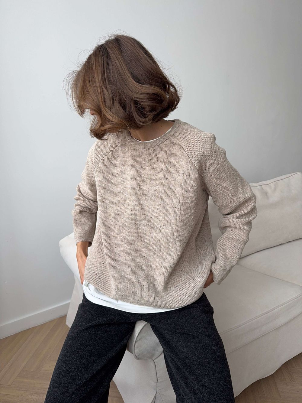 джемпер NIYOLA натуральный бежевый