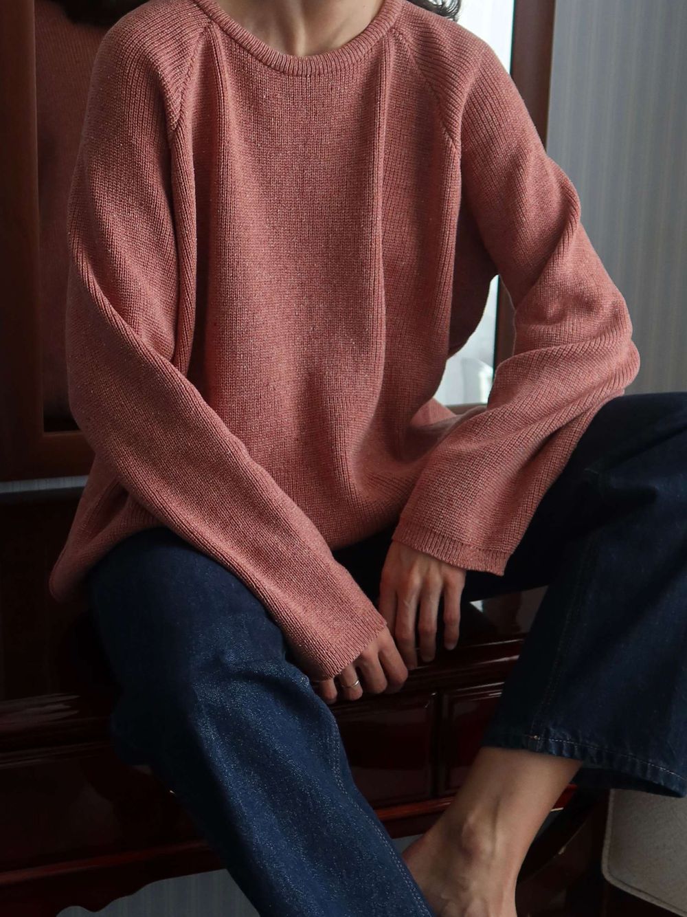 джемпер NIYOLA лососево-розовый