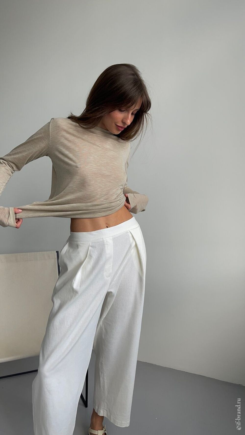 лонгслив RUTH linen