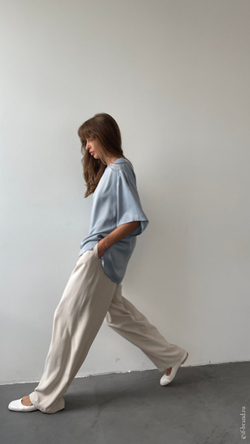 футболка AMI silk