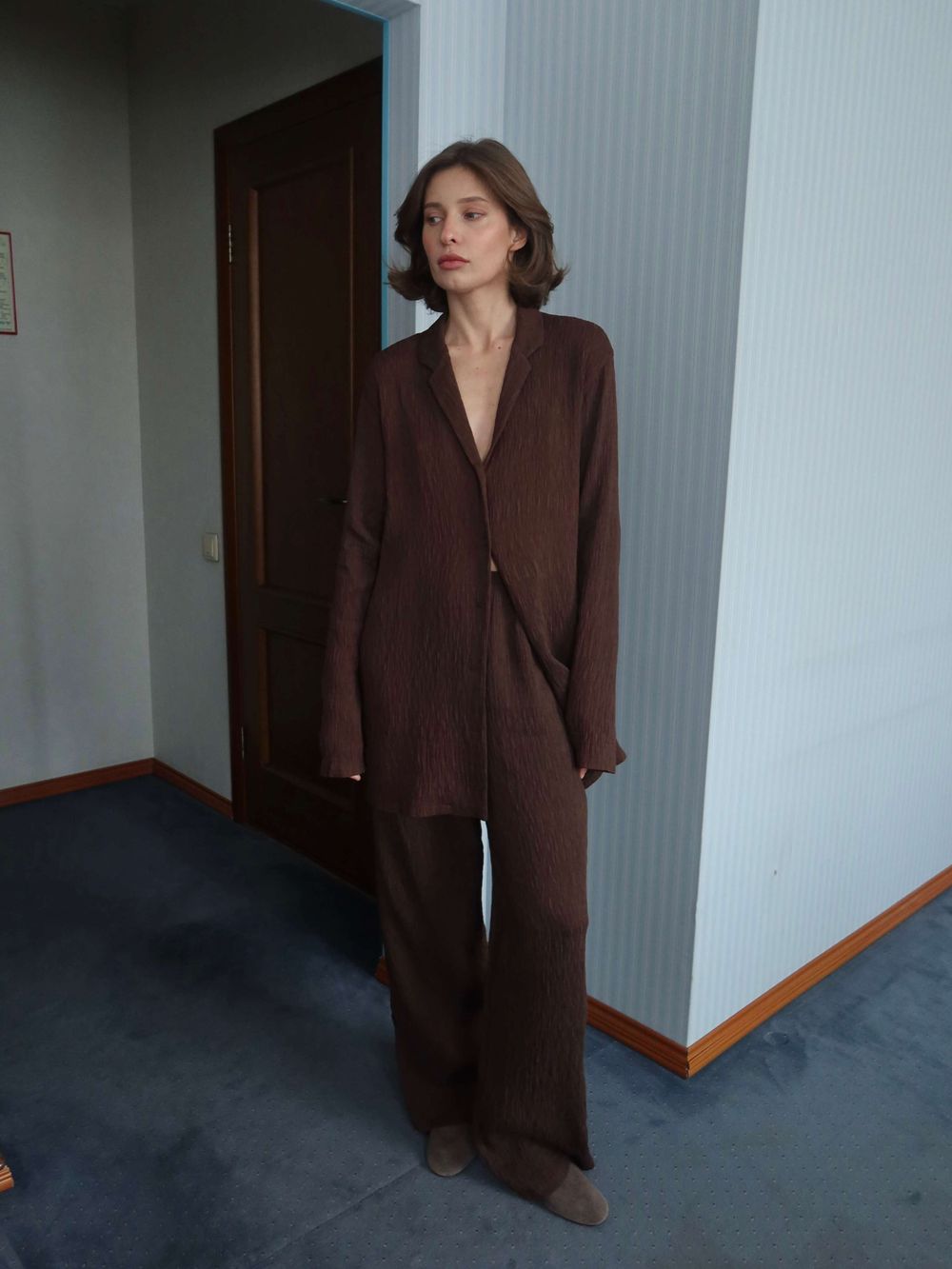 жакет-рубашка MIO шоколад