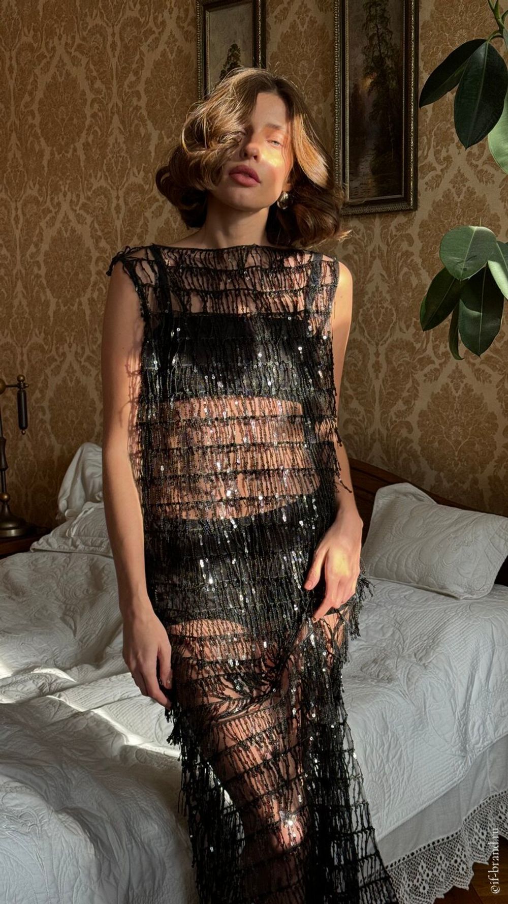 платье с пайетками RECHINSKAYA