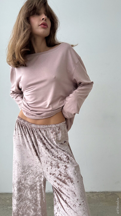 брюки SAM velour