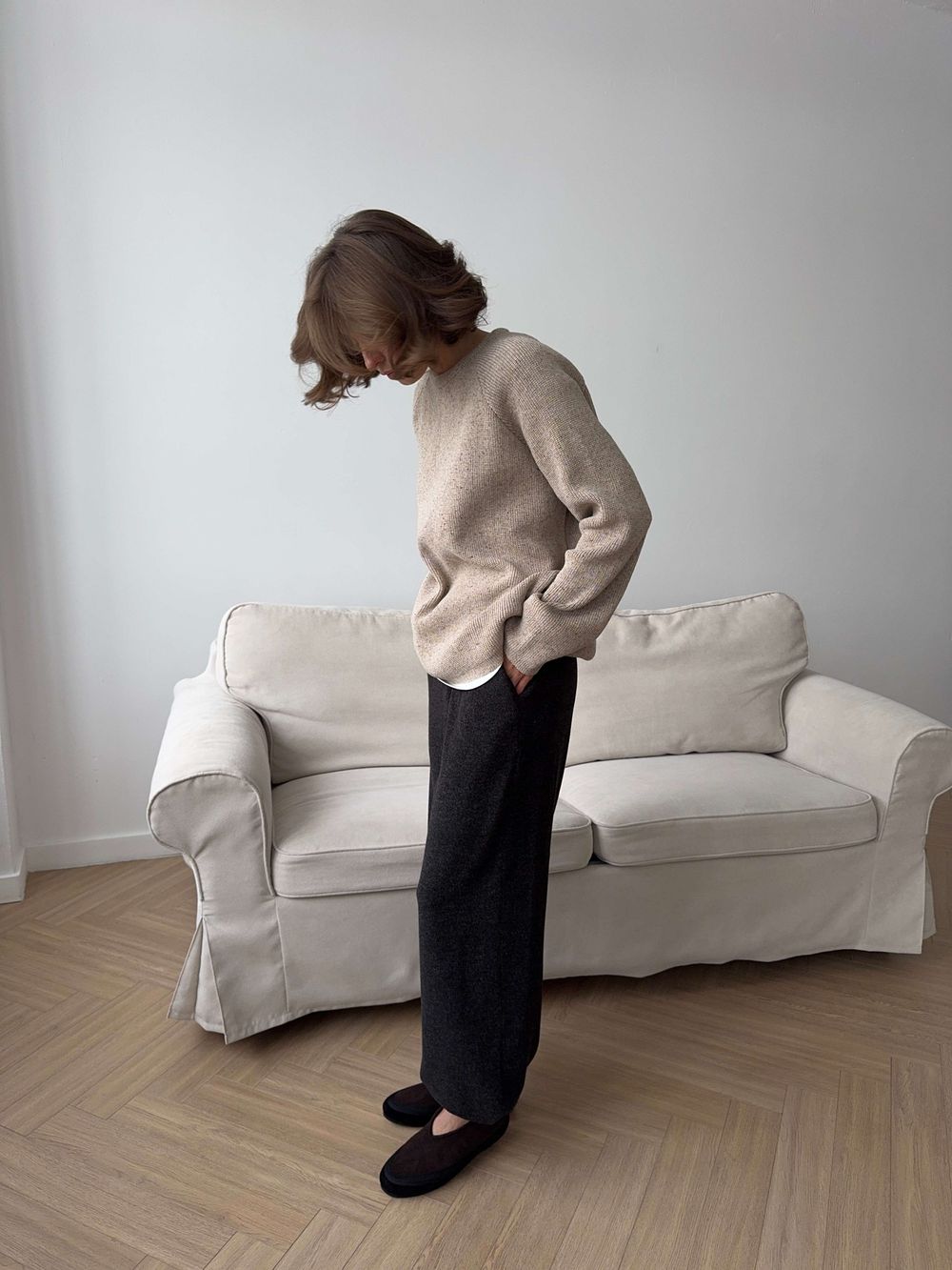 джемпер NIYOLA натуральный бежевый