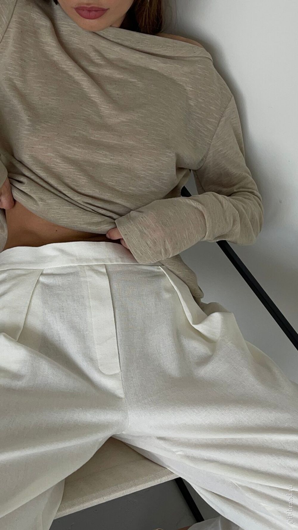 лонгслив RUTH linen