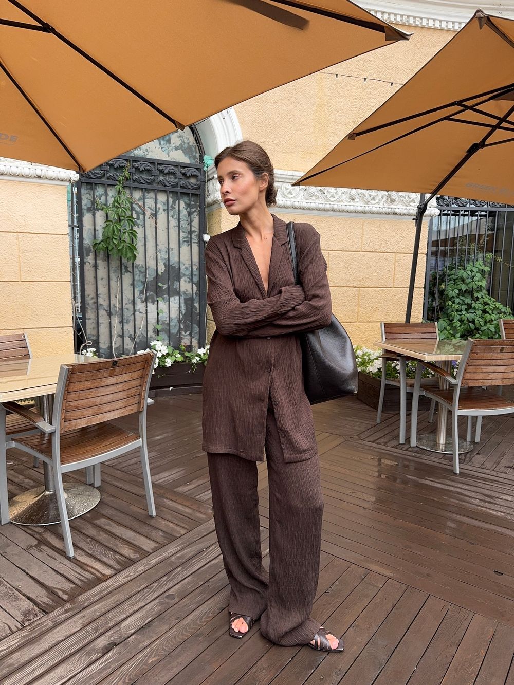 жакет-рубашка MIO шоколад