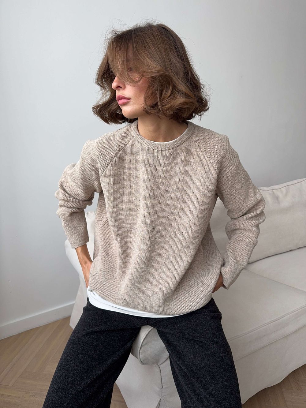 джемпер NIYOLA натуральный бежевый