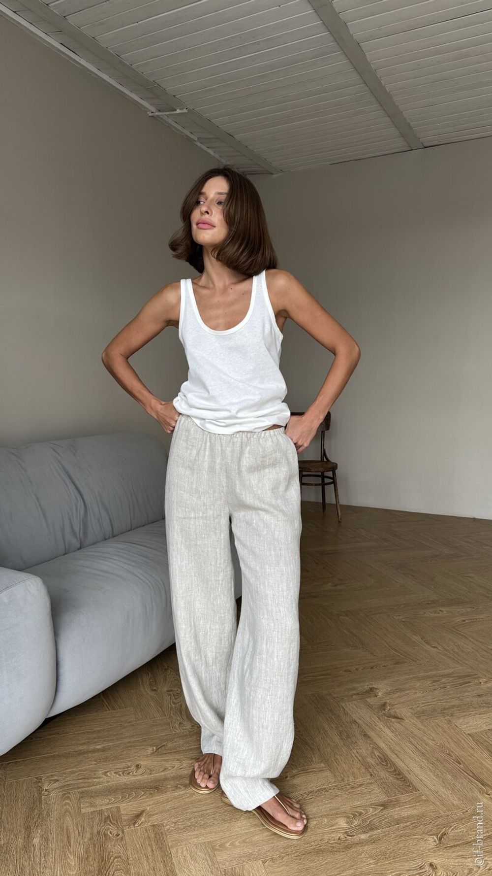 брюки ANUK linen