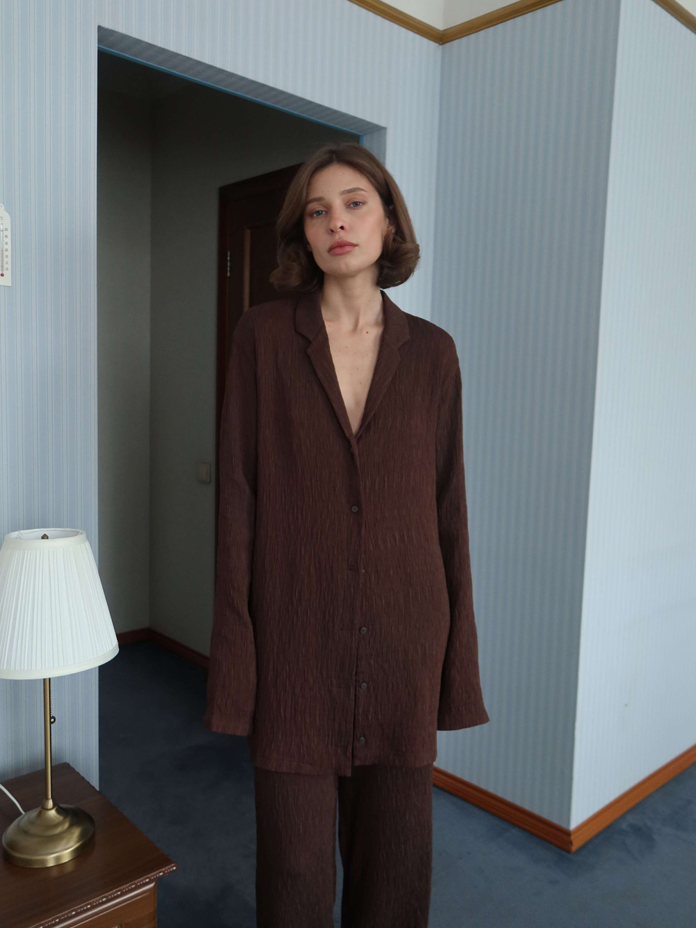 брюки MIO шоколад