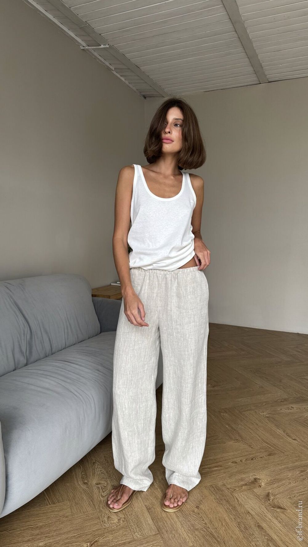 брюки ANUK linen