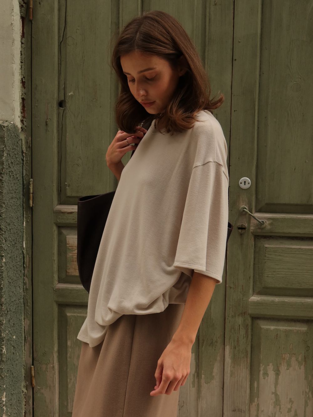 футболка AMI velour