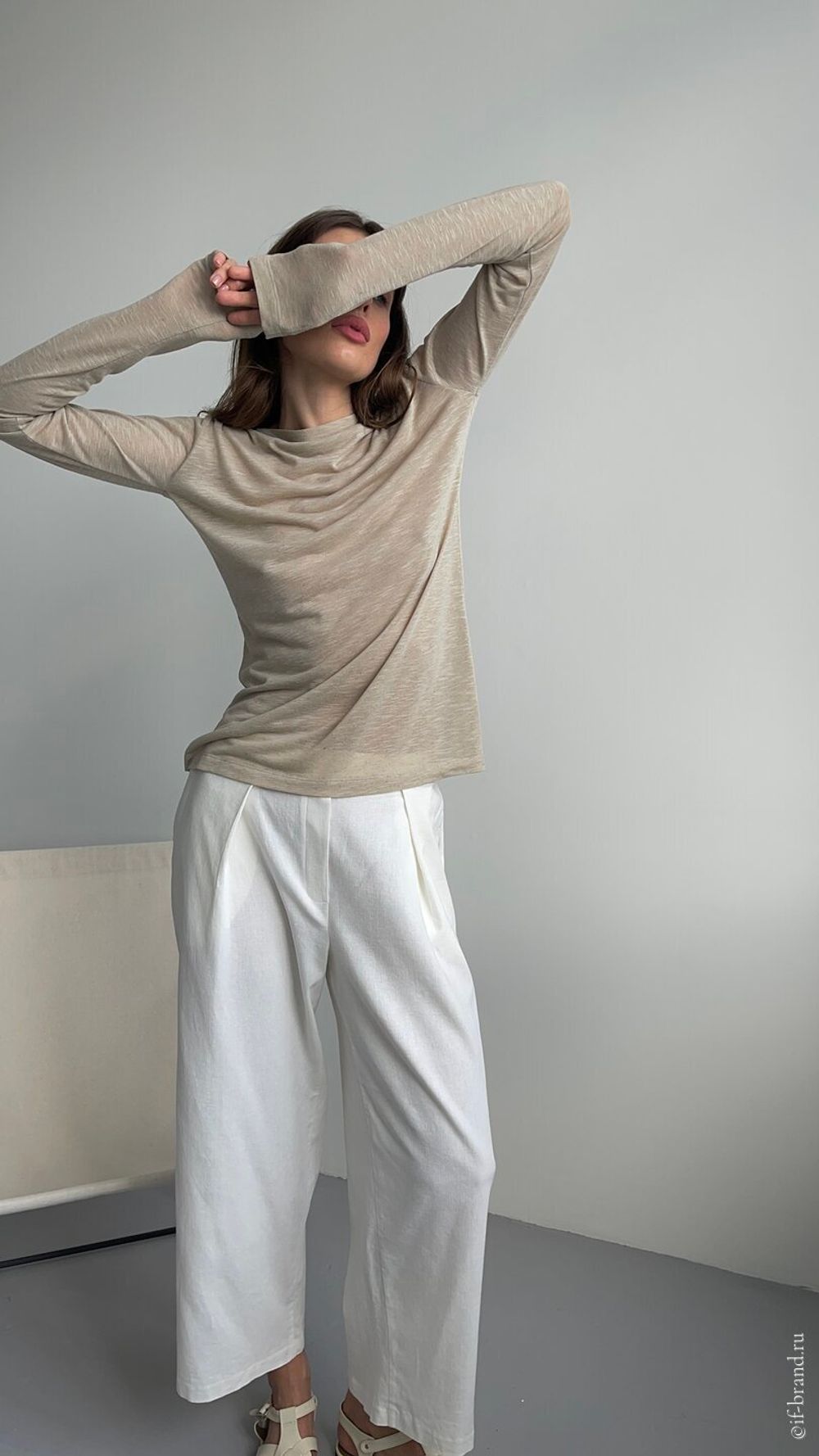 лонгслив RUTH linen